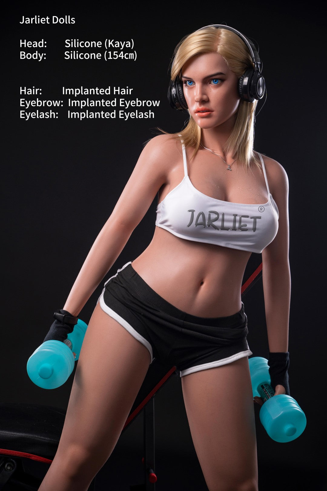 Kaya 1 seksnukk (Jarliet 154 cm C-Cup silikoon)