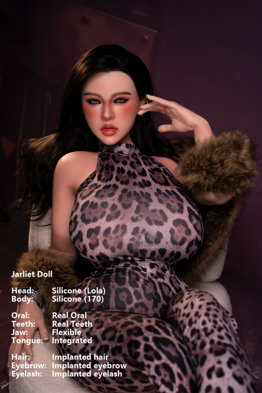 Lola seksnukk (Jarliet 170 cm G-Cup silikoon)