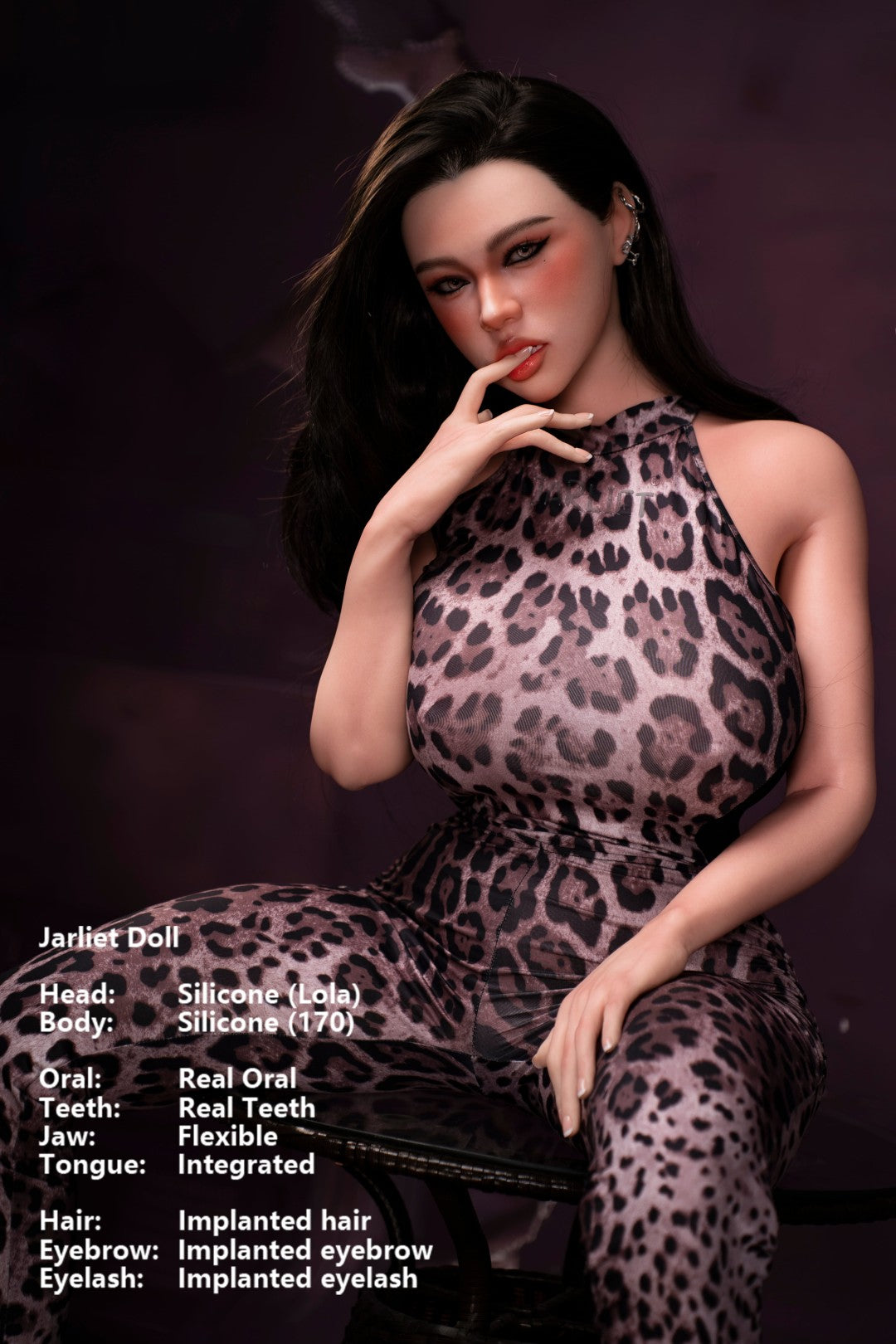 Lola seksnukk (Jarliet 170 cm G-Cup silikoon)