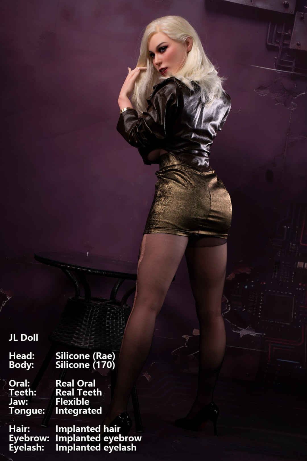 Rae seksnukk (Jarliet 170 cm G-Cup silikoon)