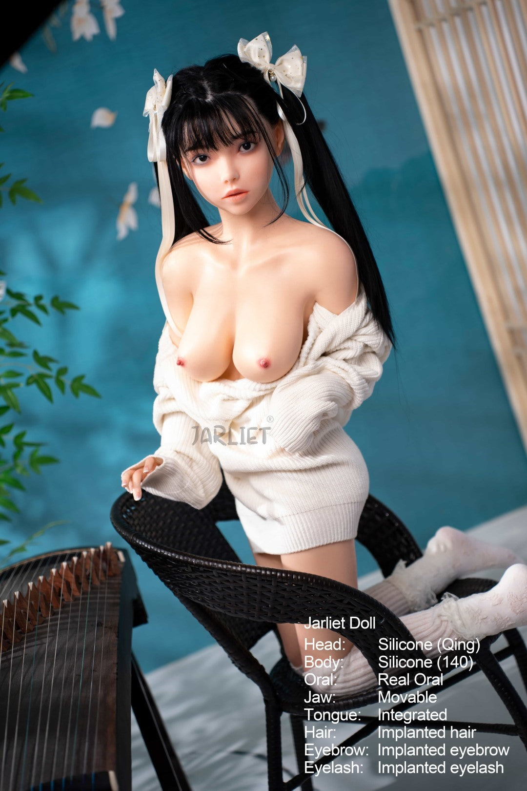 Qing seksnukk (Jarliet 140 cm C-Cup silikoon)