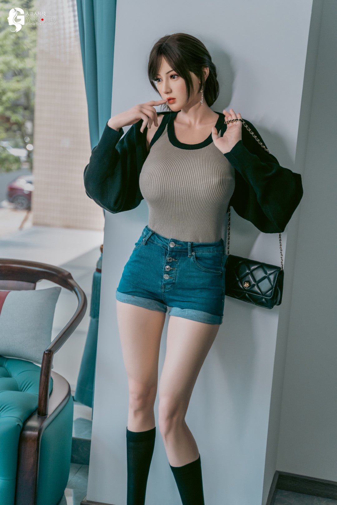 Seksnukk Leyla Model 19R Deluxe (Gynoid Doll 168 cm F-Cup silikoon)