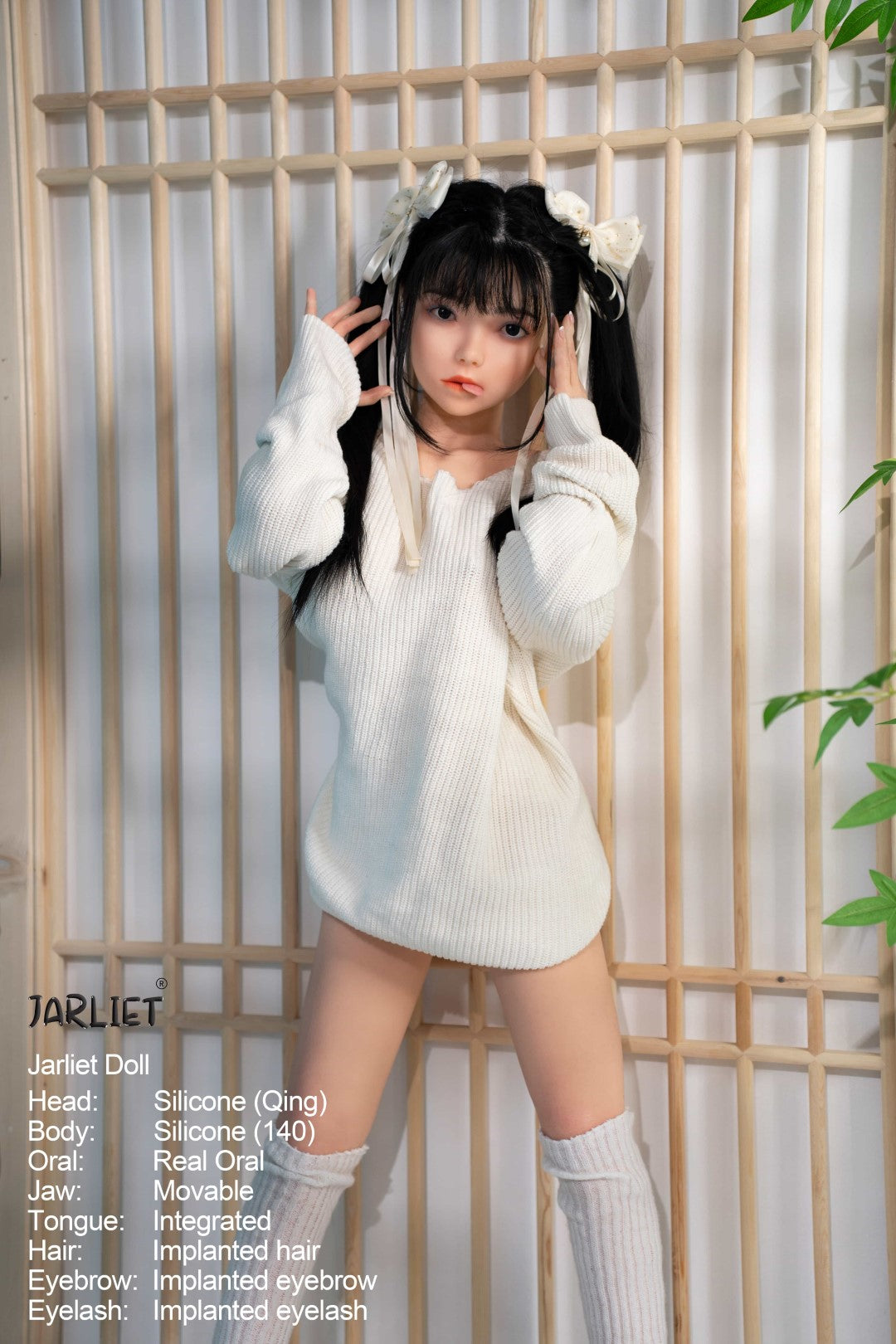 Qing seksnukk (Jarliet 140 cm C-Cup silikoon)