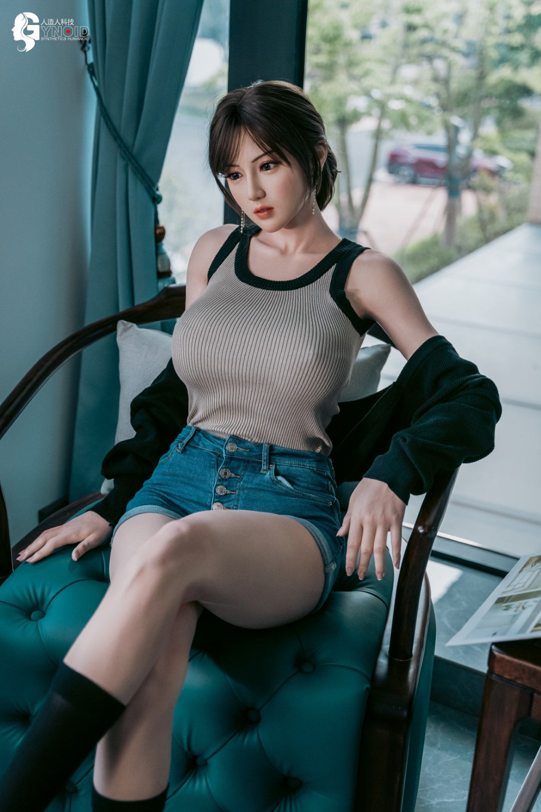 Seksnukk Leyla Model 19R Deluxe (Gynoid Doll 168 cm F-Cup silikoon)
