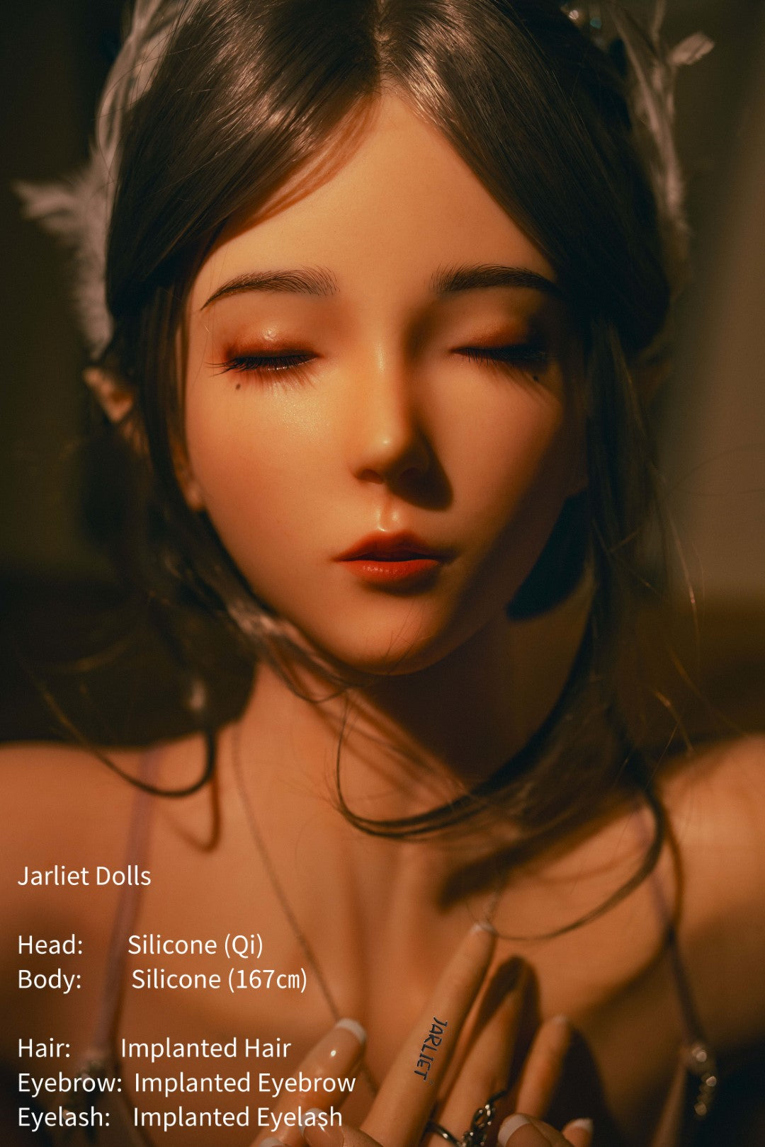 Qi seksinukk (Jarliet 167 cm B-Cup silikoon)