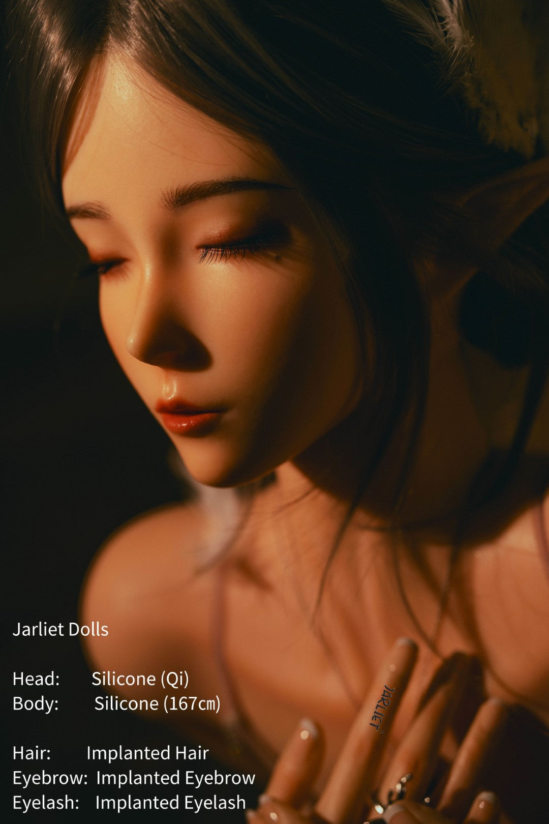 Qi seksinukk (Jarliet 167 cm B-Cup silikoon)