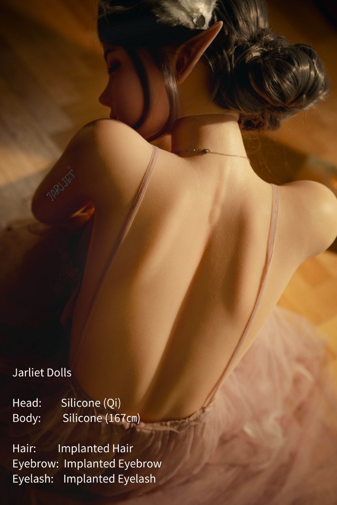 Qi seksinukk (Jarliet 167 cm B-Cup silikoon)