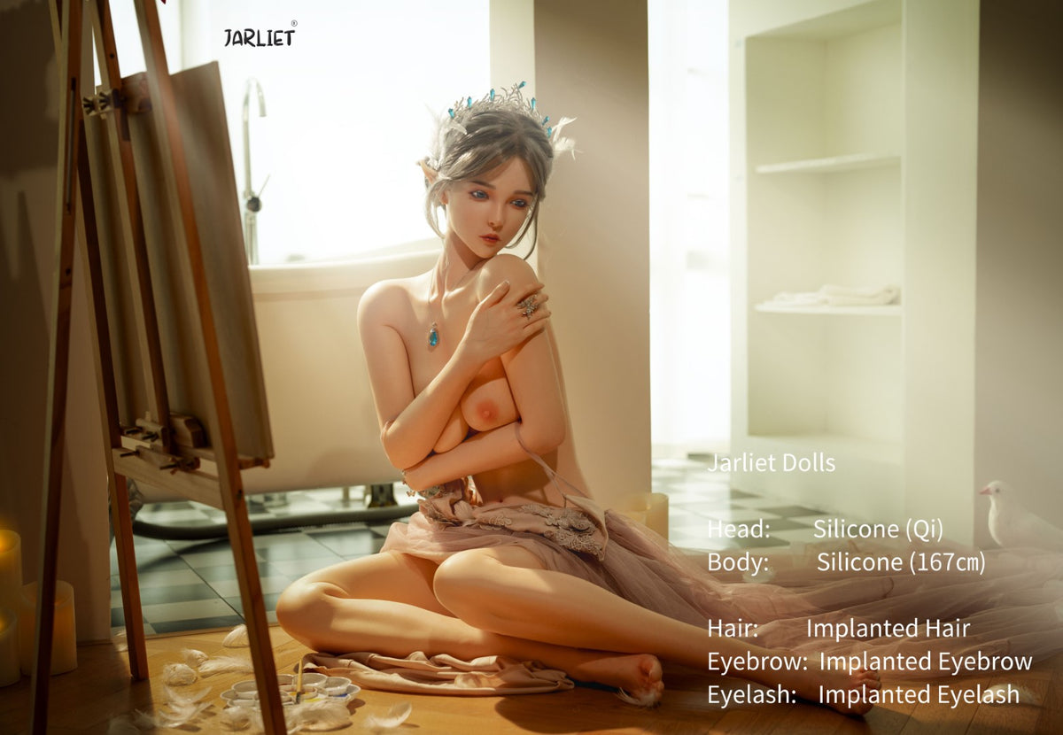 Qi seksinukk (Jarliet 167 cm B-Cup silikoon)