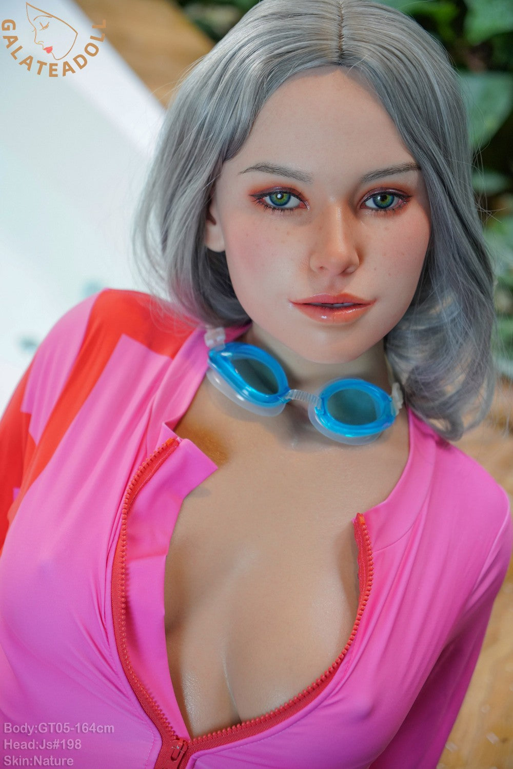 Olga seksnukk (Galatea Doll 164 cm B-Cup #198 silikoon)
