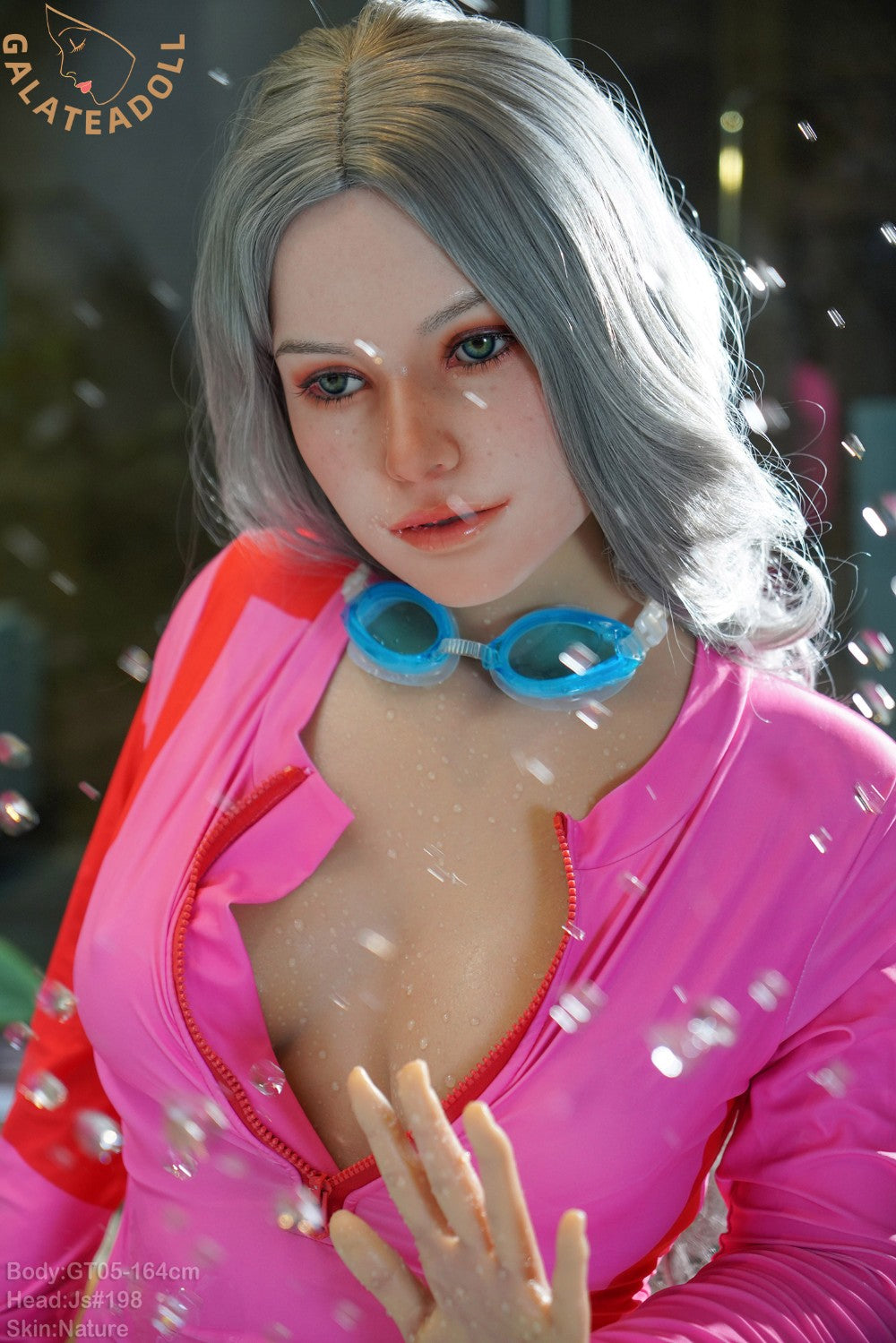 Olga seksnukk (Galatea Doll 164 cm B-Cup #198 silikoon)