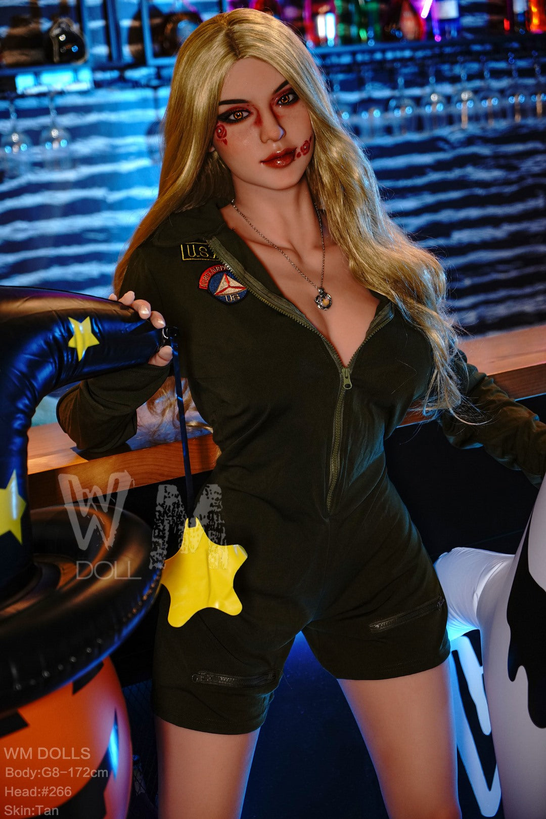 Casey seksnukk (WM-Doll 172 cm F-Cup #266 TPE)