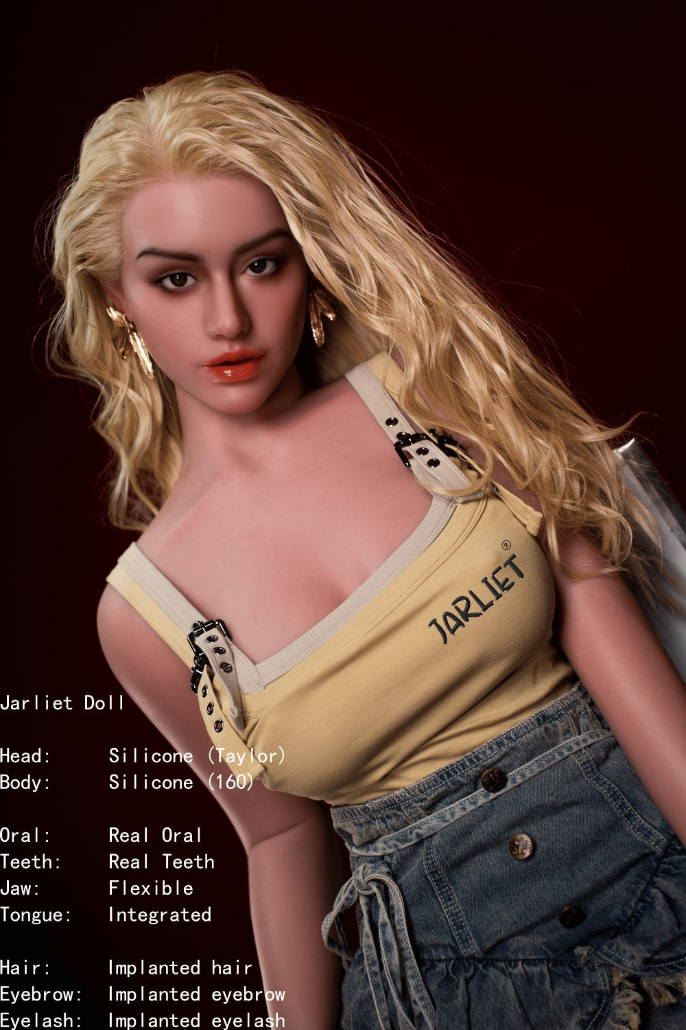 Taylori seksnukk (Jarliet 160 cm C-Cup silikoon)