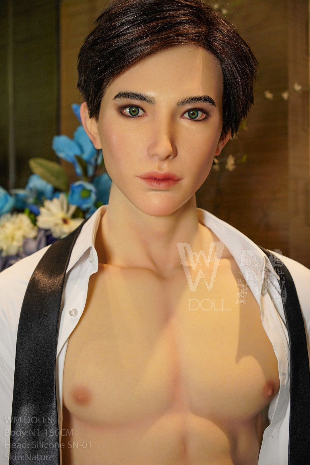 Kenji meessoost seksnukk (WM-Doll 186 cm #N1 silikoon)
