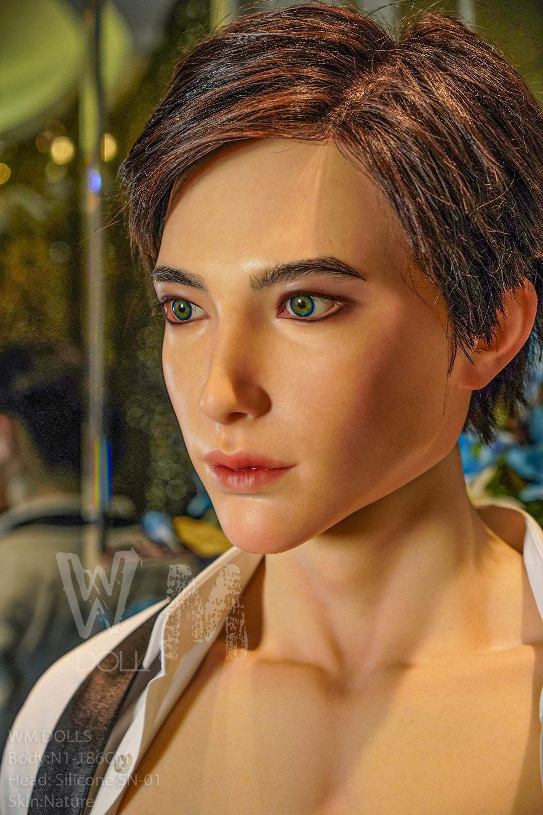 Kenji meessoost seksnukk (WM-Doll 186 cm #N1 silikoon)