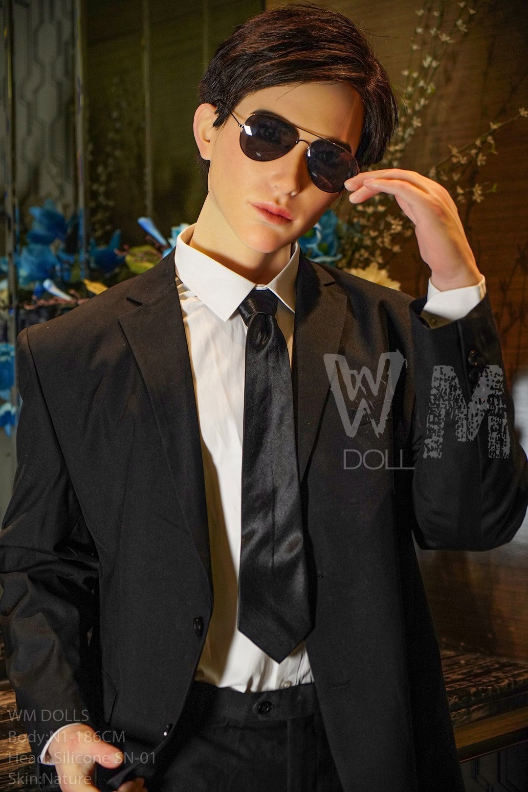 Kenji meessoost seksnukk (WM-Doll 186 cm #N1 silikoon)
