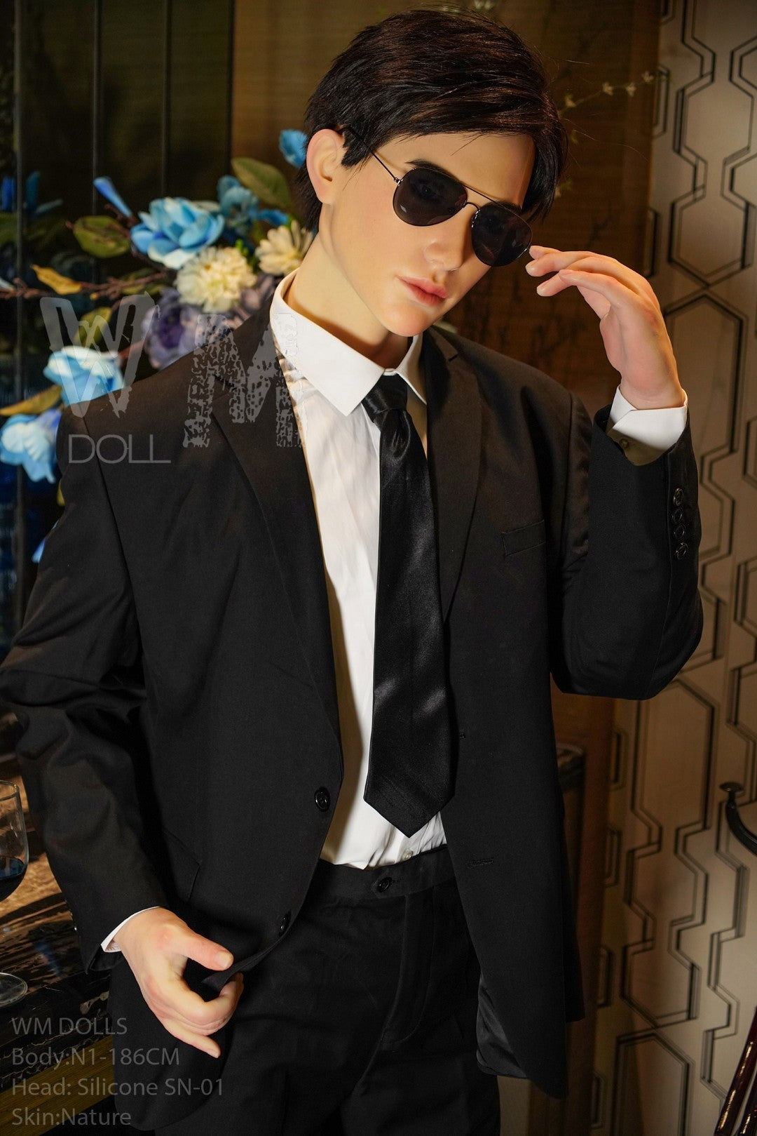 Kenji meessoost seksnukk (WM-Doll 186 cm #N1 silikoon)