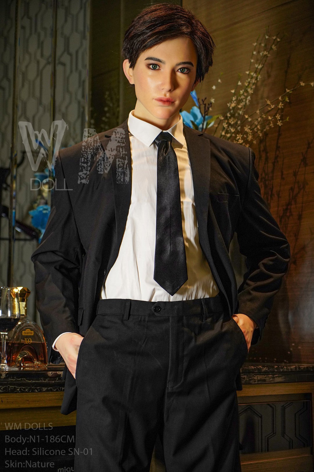 Kenji meessoost seksnukk (WM-Doll 186 cm #N1 silikoon)