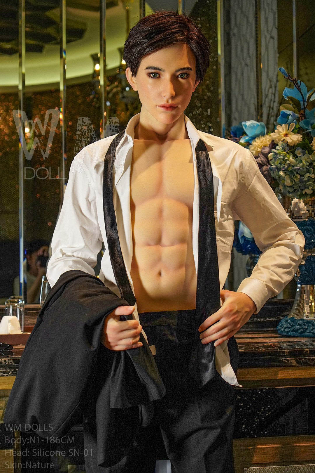 Kenji meessoost seksnukk (WM-Doll 186 cm #N1 silikoon)