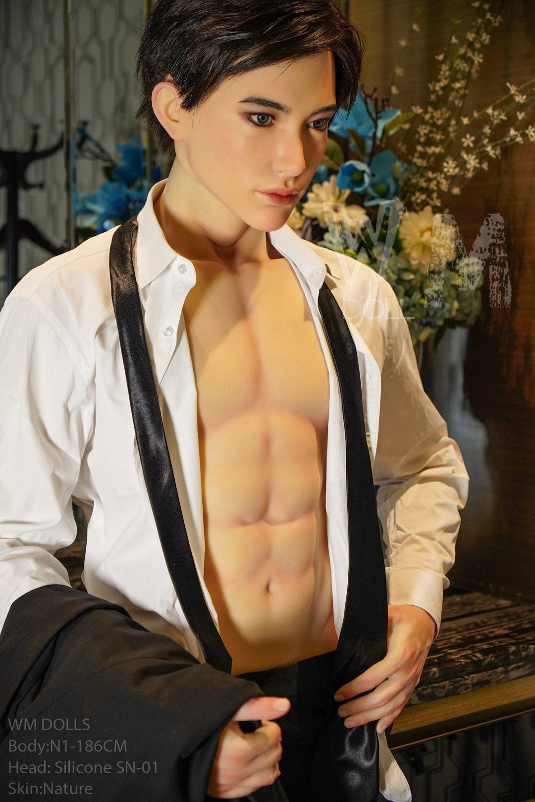 Kenji meessoost seksnukk (WM-Doll 186 cm #N1 silikoon)
