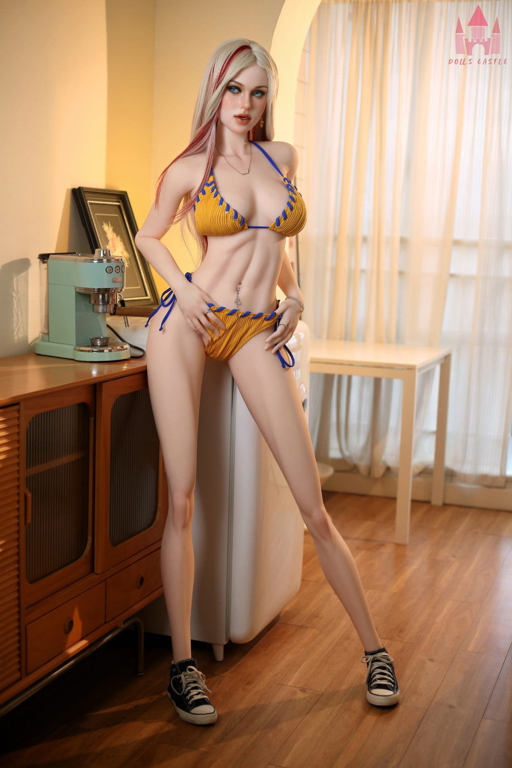 Lili Sexdocka (Dolls Castle 183cm E-Kupa #JS136 TPE+Silikon)
