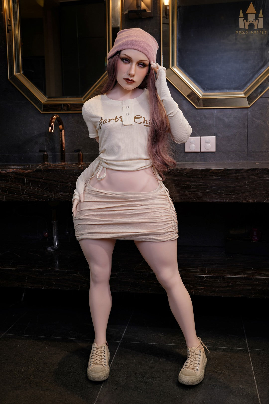 Jovelle Shemale seksnukk (Dolls Castle 148 cm B-Cup # S14 TPE + silikoon)