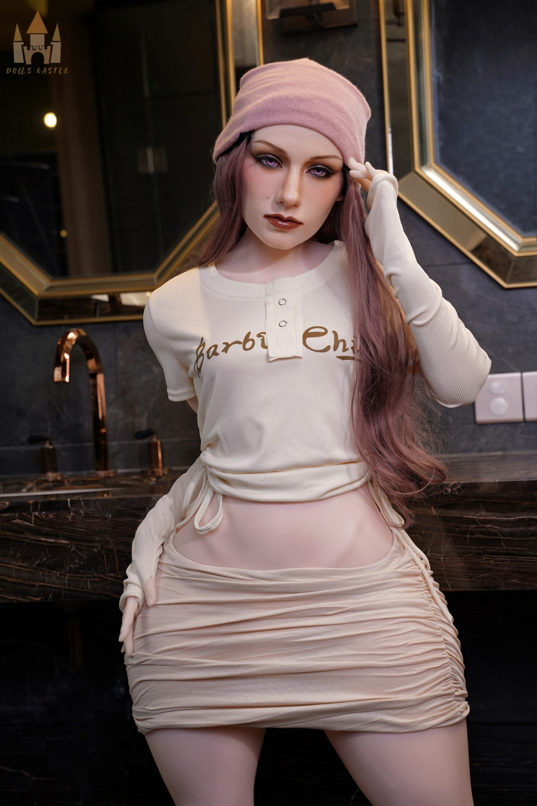 Jovelle Shemale seksnukk (Dolls Castle 148 cm B-Cup # S14 TPE + silikoon)