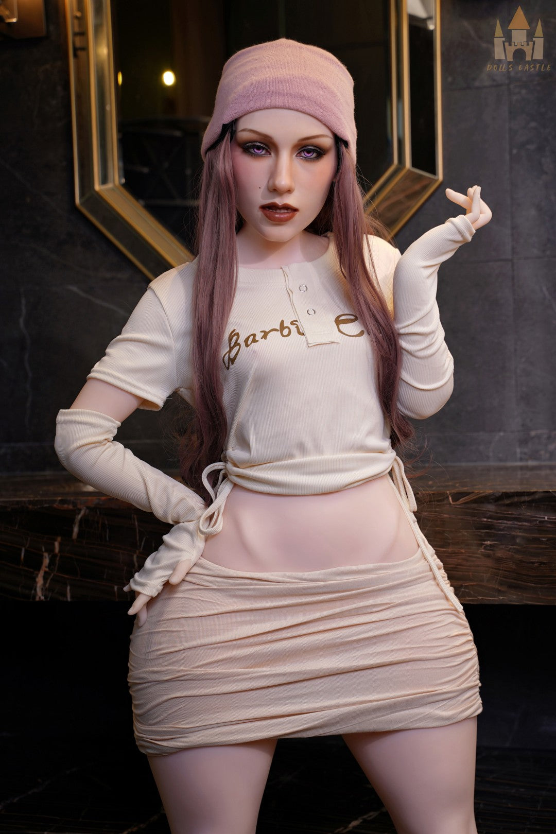 Jovelle Shemale seksnukk (Dolls Castle 148 cm B-Cup # S14 TPE + silikoon)
