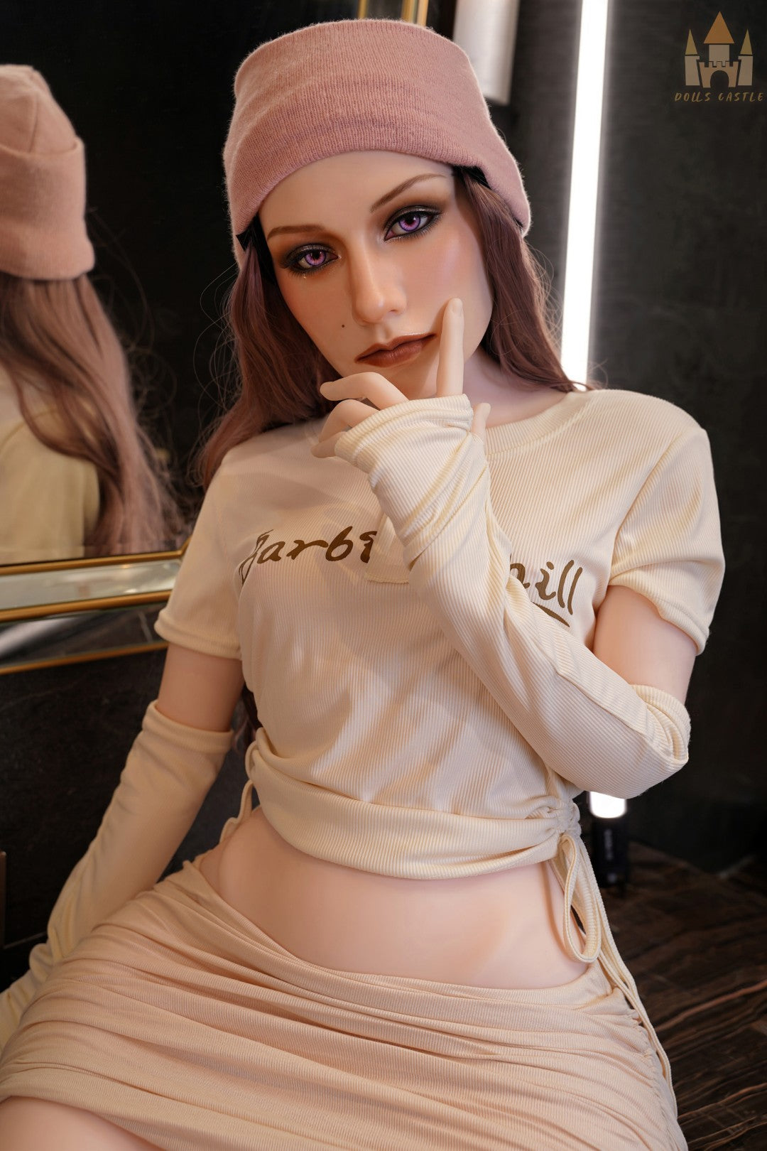 Jovelle Shemale seksnukk (Dolls Castle 148 cm B-Cup # S14 TPE + silikoon)