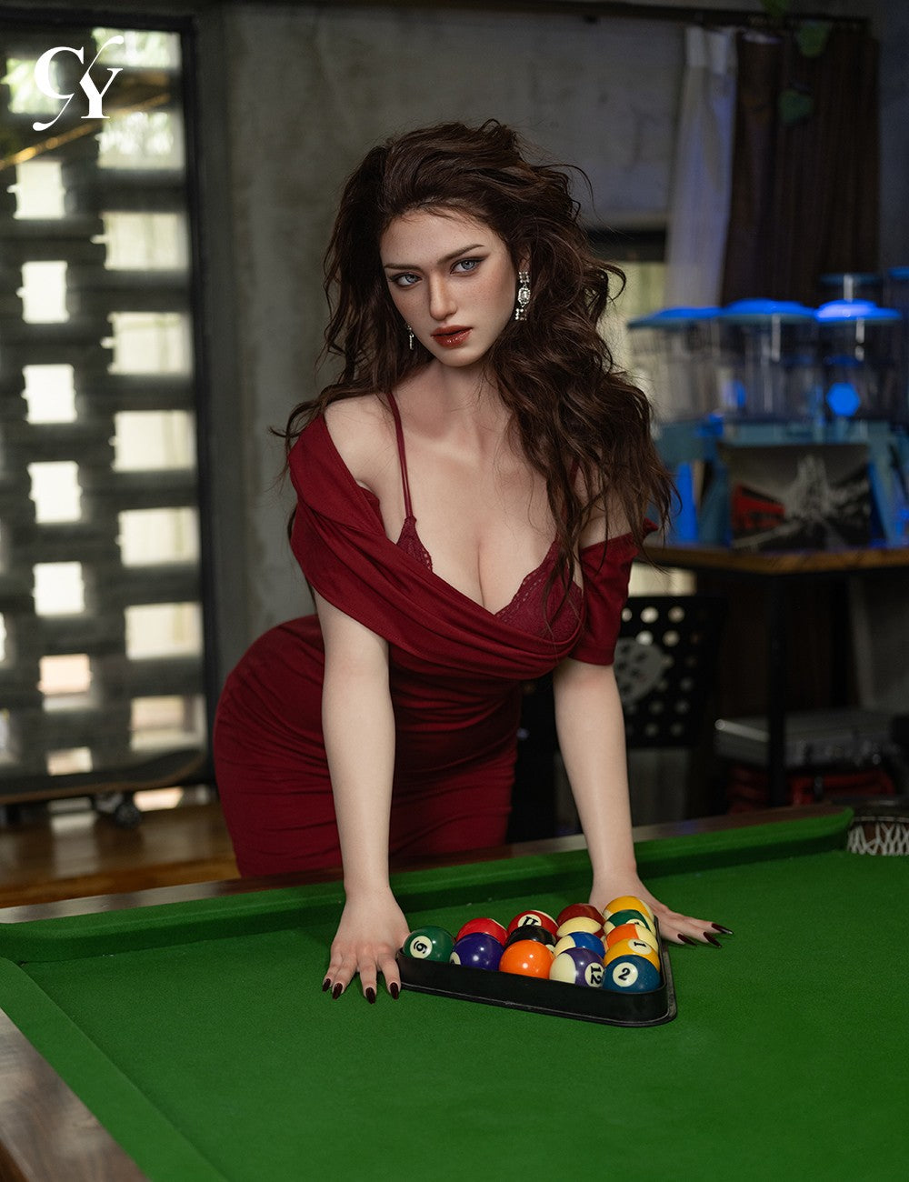 Elva Seksinukk (TOP CYDOLL 176cm E-tass TPE+silikooni)