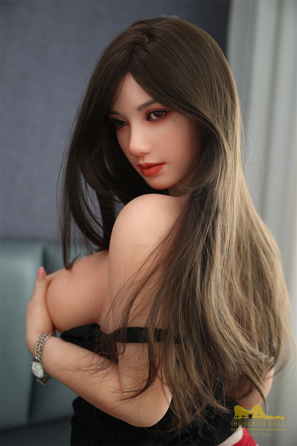 Ella seksnukk (Irontech Doll 161cm E-Kupa S30 TPE + silikoon)