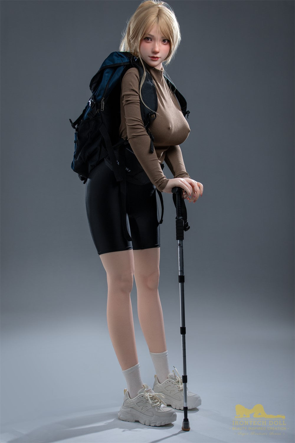 Kitty seksnukk (Irontech Doll 165 cm F-Cup S32 silikoon)
