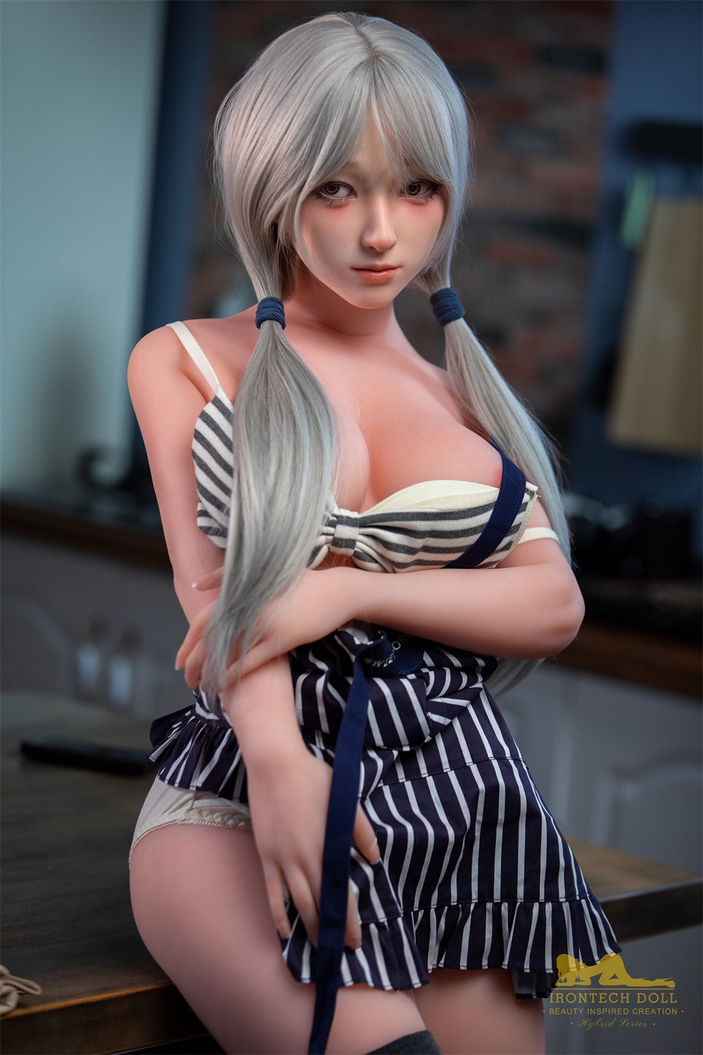 Anzu seksnukk (Irontech Doll 154 cm F-Cup S24 TPE + silikoon)