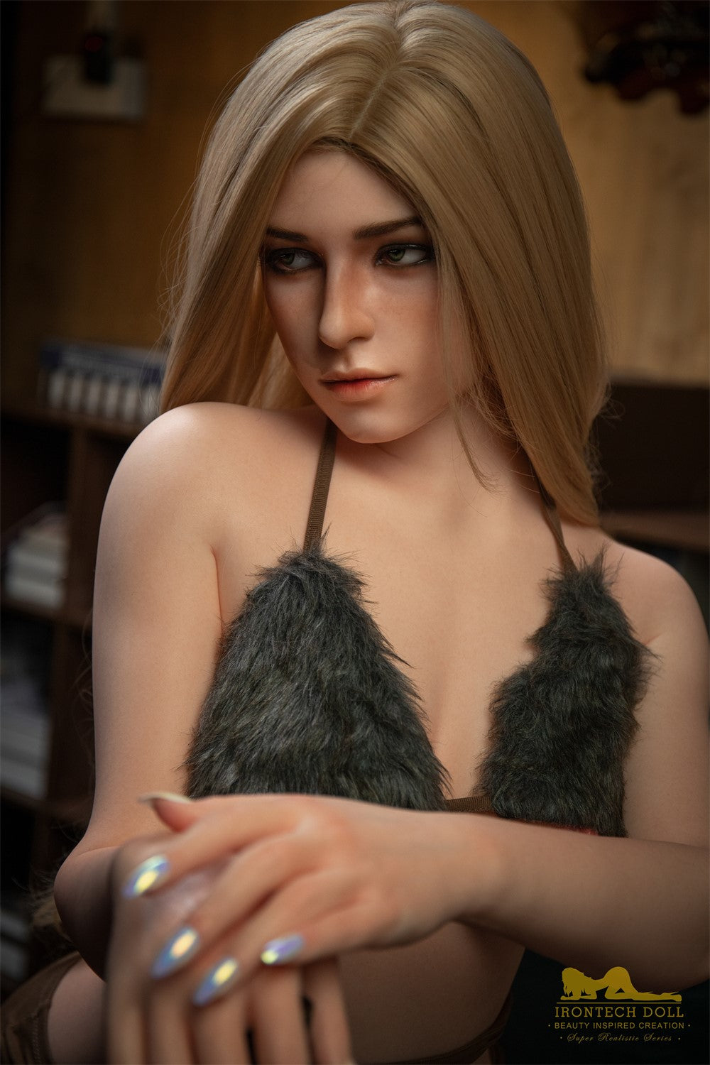 Flora seksnukk (Irontech Doll 163 cm B-Cup S38 silikoon)