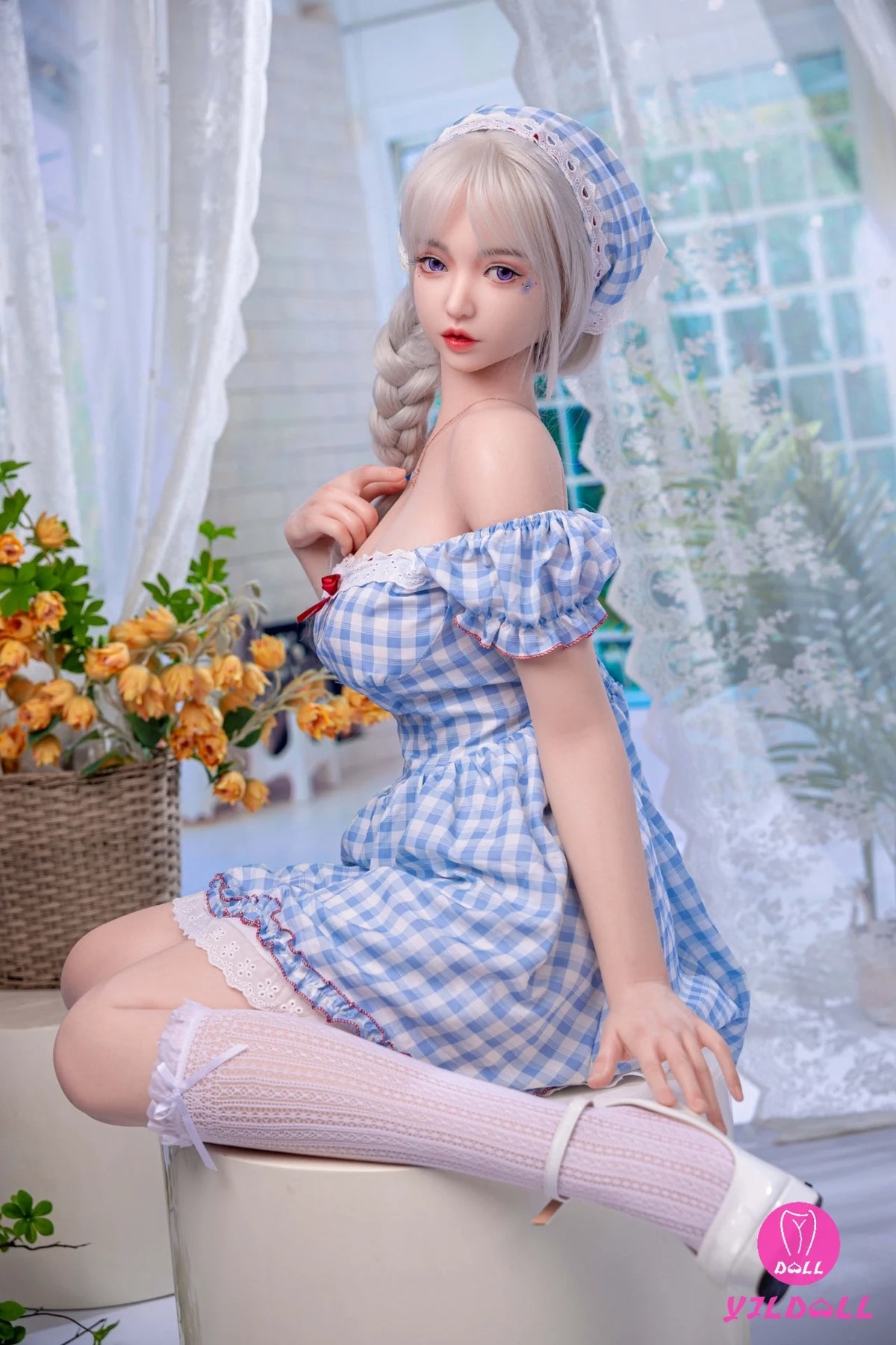 Lv Ling seksnukk (YJL Doll 168cm E-Cup #457 silikoon)