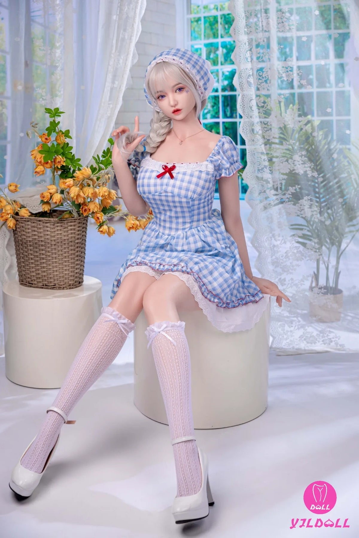 Lv Ling seksnukk (YJL Doll 168cm E-Cup #457 silikoon)