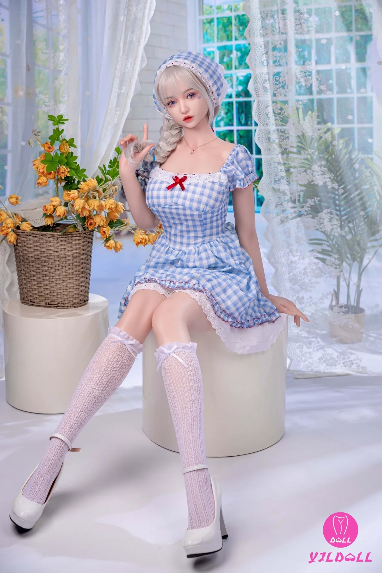 Lv Ling seksnukk (YJL Doll 168cm E-Cup #457 silikoon)