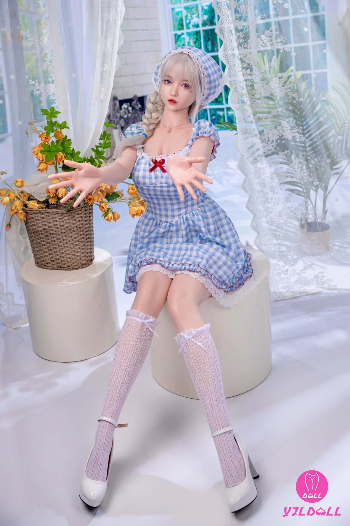 Lv Ling seksnukk (YJL Doll 168cm E-Cup #457 silikoon)