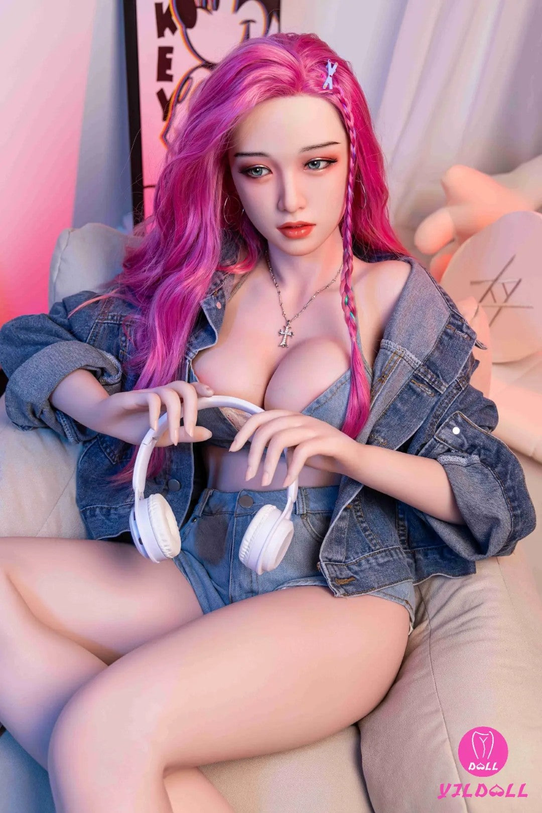 Hailey seksnukk (YJL Doll 168 cm E-Cup #372 silikoon)