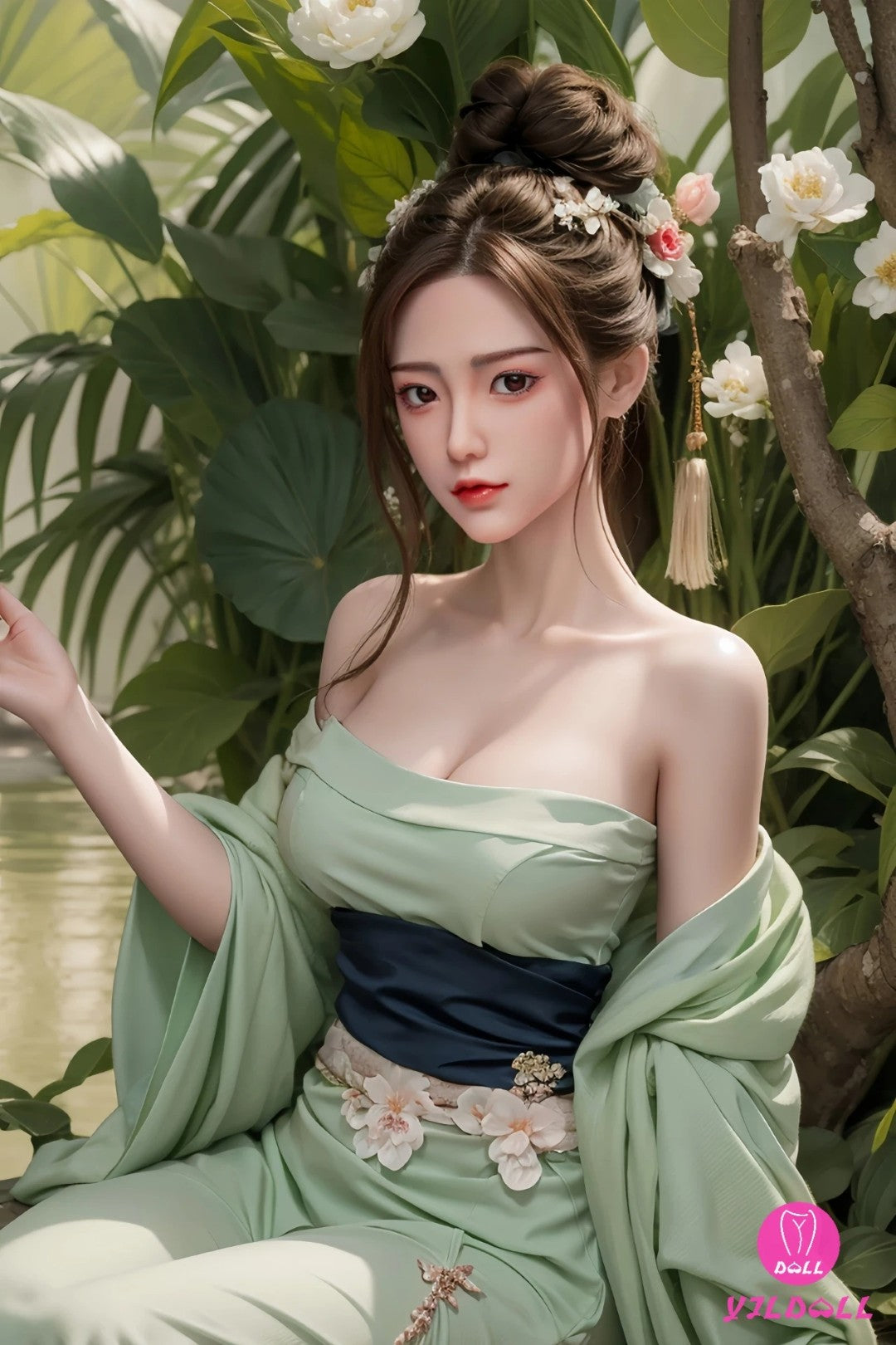 Fan Jing Sex Doll (YJL Doll 165 cm D-Cup #449 silikoon)