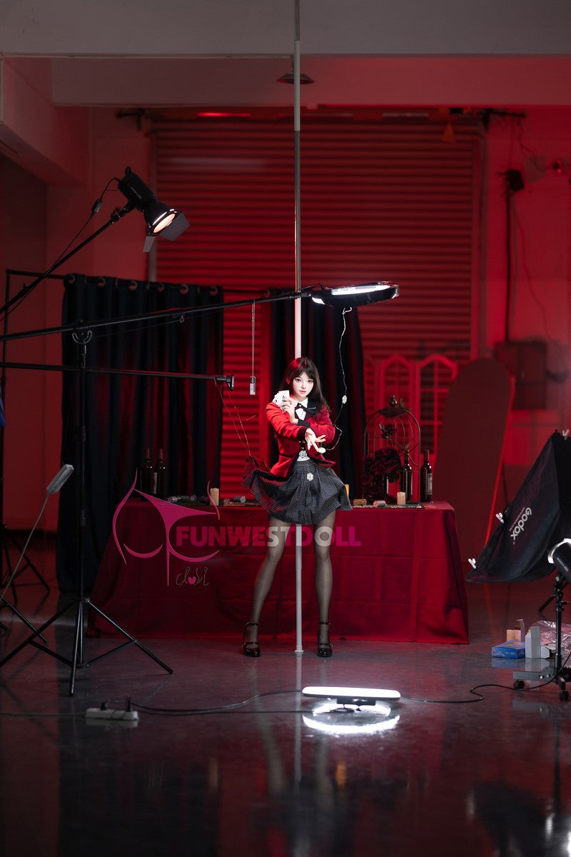 Yumeko Jabami seksinukk (FunWest Doll 159cm A-tass #038S silikooni)