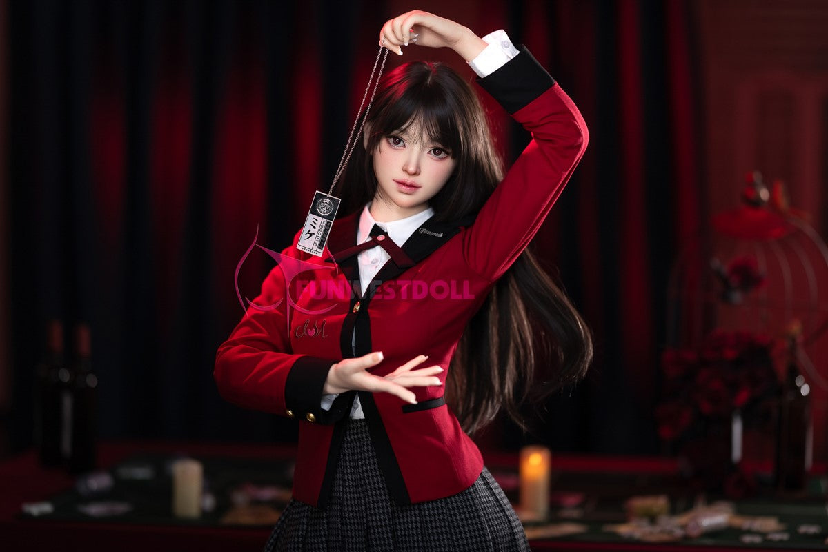 Yumeko Jabami seksinukk (FunWest Doll 159cm A-tass #038S silikooni)