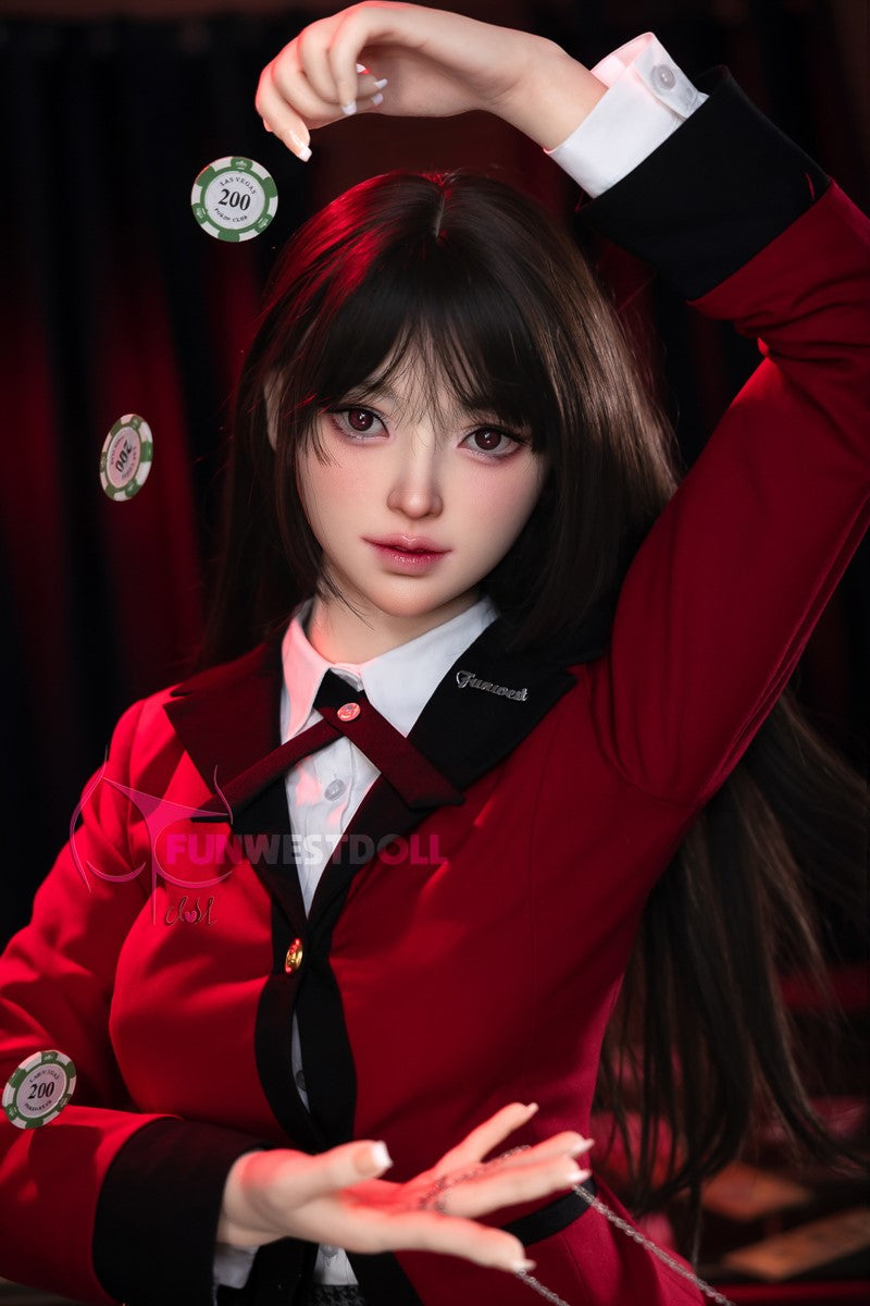 Yumeko Jabami seksinukk (FunWest Doll 159cm A-tass #038S silikooni)