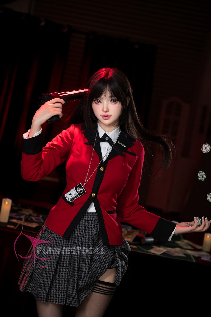 Yumeko Jabami seksinukk (FunWest Doll 159cm A-tass #038S silikooni)