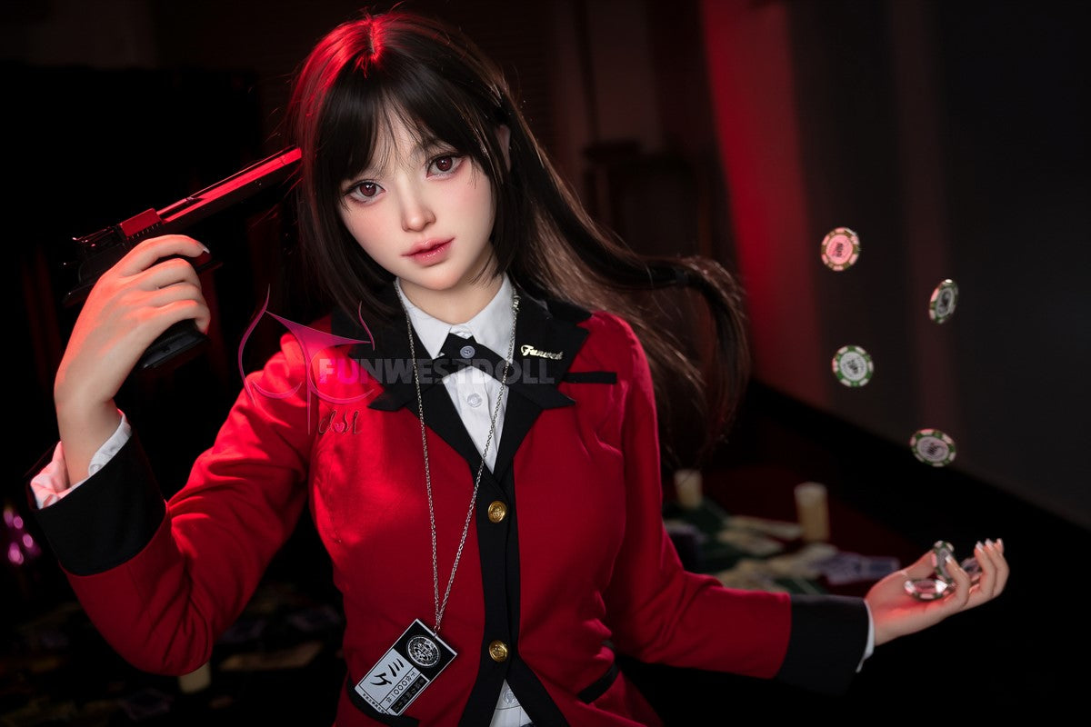 Yumeko Jabami seksinukk (FunWest Doll 159cm A-tass #038S silikooni)