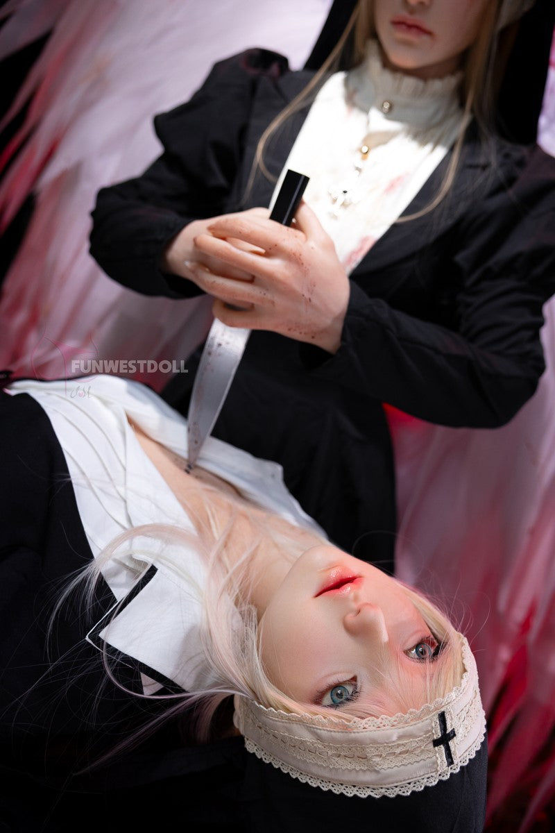 Giselle seksnukk (FunWest Doll 159 cm A-karikas #056SJ RST silikoon)