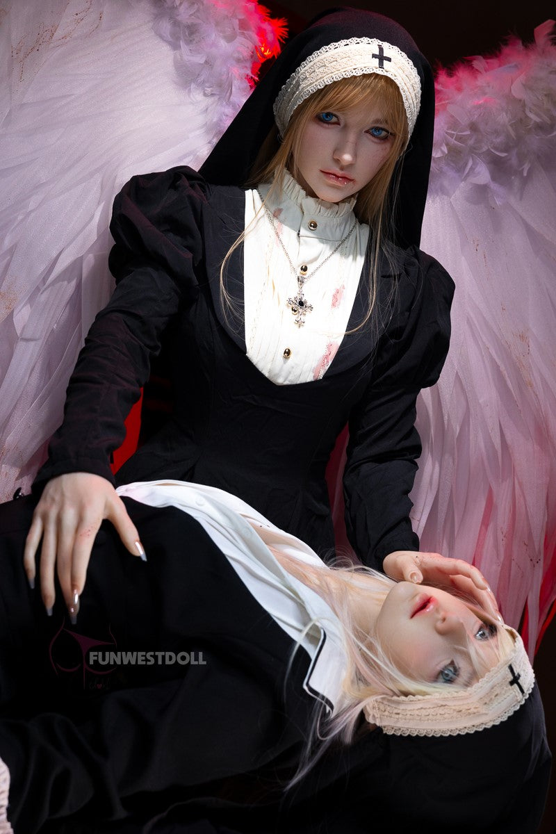 Giselle seksnukk (FunWest Doll 159 cm A-karikas #056SJ RST silikoon)