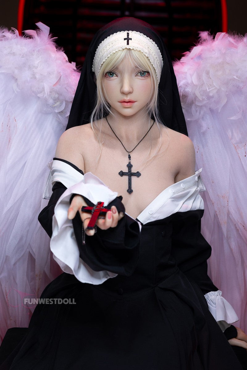Giselle seksnukk (FunWest Doll 159 cm A-karikas #056SJ RST silikoon)