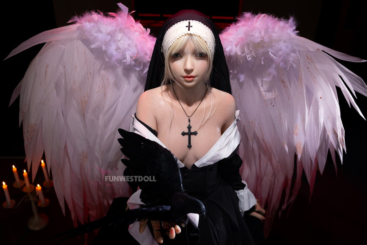 Giselle seksnukk (FunWest Doll 159 cm A-karikas #056SJ RST silikoon)