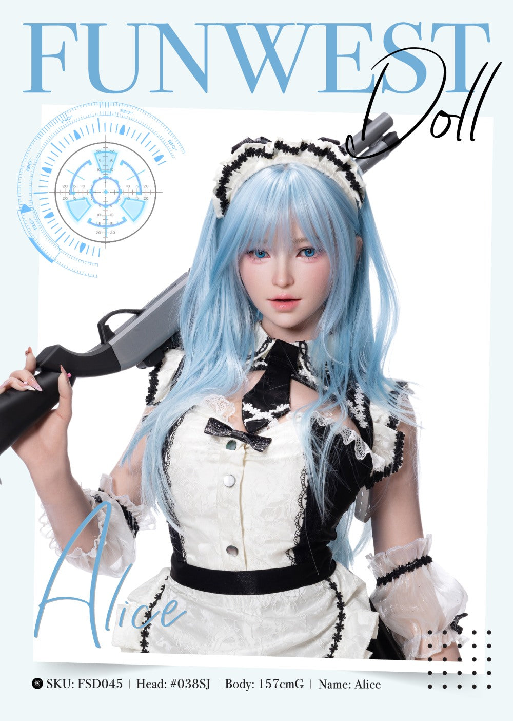 Alice Sexdocka (FunWest Doll 157cm G-Kupa #038SJ RST Silikon)