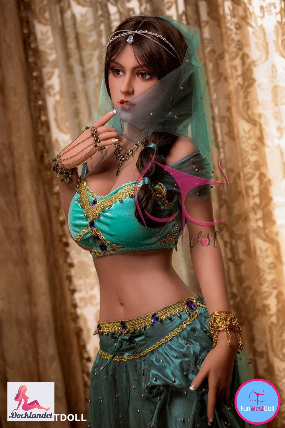 Jasmine seksnukk (FunWest Doll 162 cm F-Cup #027 TPE)